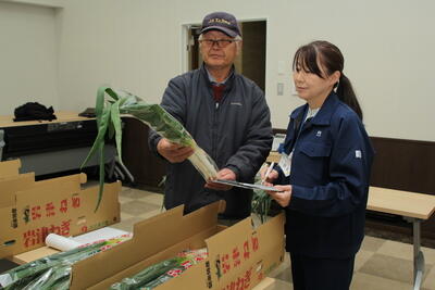 251210JAたじま　岩津ねぎ品質競う、上位入賞者決まる、JAたじま岩津ねぎ部会.jpg
