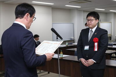 260121JAたじま 文字さん最優秀、営農相談員活動発表で競う、JAたじま.jpg